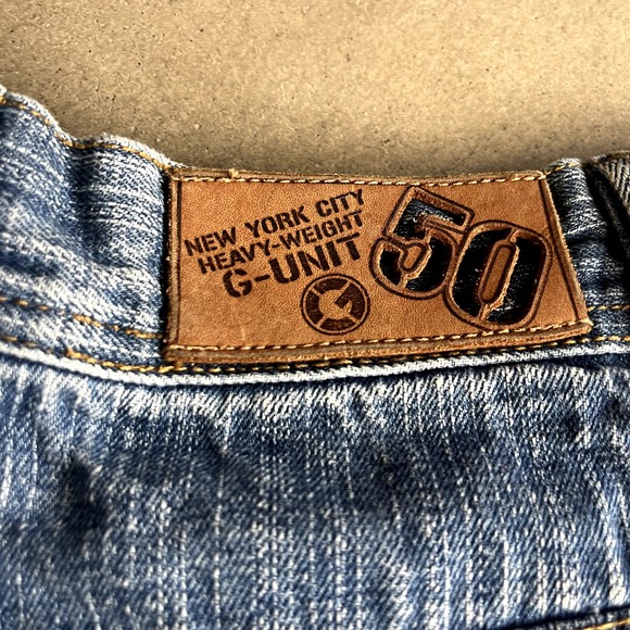 G-Unit Y2k Patch Jeans Size 12/26 - Picture 7 of 9